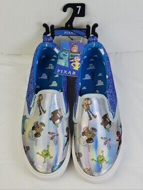 GroundUp Disney Pixar Boat Shoe Sneaker Toy Story Monsters Inc - Size 7 - NWT